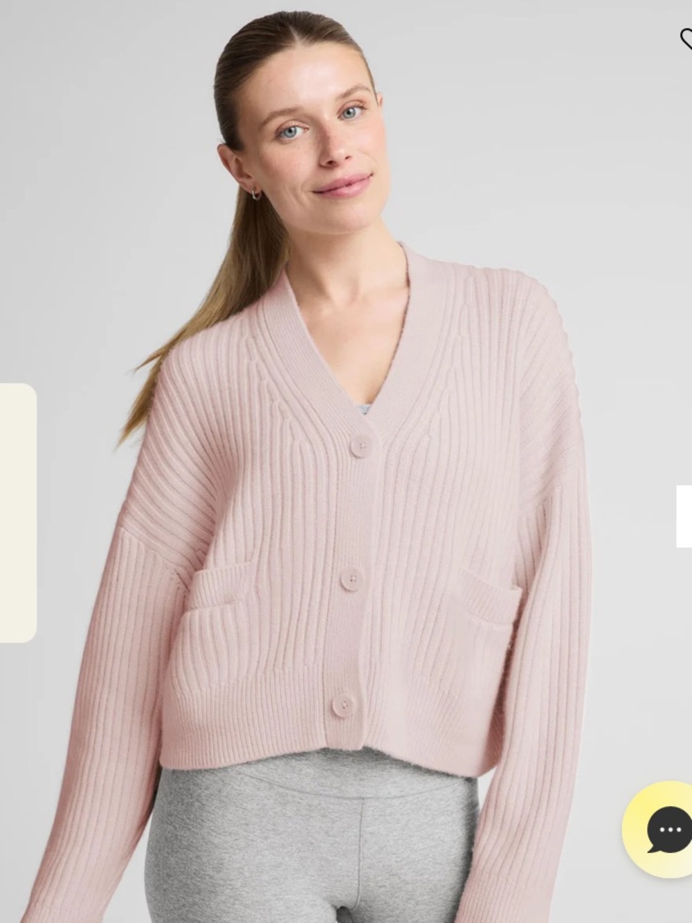 BEYOND YOGA Wool Blend Cardigan - Medium